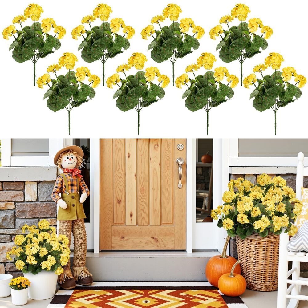 5674 Plastic Flowers for Outdoors Home Decor Plants Artificial Flowers